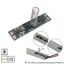 Dimmer Touch - para Perfiles de Aluminio Tiras Led Monocolor
